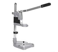 Support de perceuse en alliage d'aluminium et acier, support réglable pour perceuse électrique 38-43 mm, profondeur de perçage max. 60 mm, hauteur de colonne 400 mm, appareil de table précis pour le