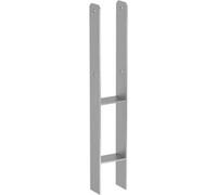 Support de pied de colonne type H acier 141x600x6mm