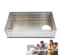 Support de pierre pour sauna, en acier inoxydable inoxydable pour poêle à bois, accessoire de poêle, panier en bois d'extérieur pour barbecue en plein air