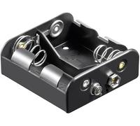 Support de pile 2x LR14 (C) Goobay 11455 raccordement par empreinte pile 9V (L x l x H) 62.5 x 55.8 x 23.5 mm