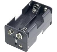 Support de pile 4x LR6 (AA) Goobay 12466 raccordement par empreinte pile 9V (L x l x H) 61.5 x 30 x 31.5 mm
