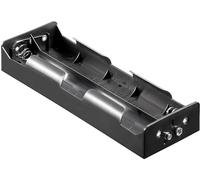 Support de pile 6x LR20 (D) Goobay 10872 raccordement par empreinte pile 9V (L x l x H) 195 x 73.5 x 32.8 mm