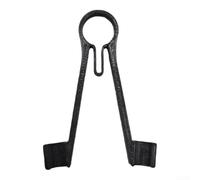 Support de pince à épiler de 7,6 cm pour sondes de multimètre utilisées pour les tests SMD avec bras en fibre de carbone et mécanisme à ressort pour un contact constant (noir)
