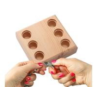 Support de pinces en bois avec plusieurs fentes | Porte-outils en perles pour garage, établi, armoire à outils, mécanicien, service clientèle, travaux de construction