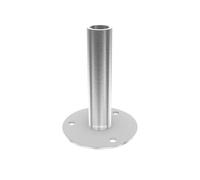 Support de piquet rond Ø48mm, douille à visser, acier galvanisé [5 pièces]