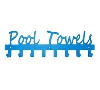 Support de piscine extérieur durable - Crochet mural élégant pour serviettes, chapeaux, peignoirs et plus encore - Installation facile, design compact
