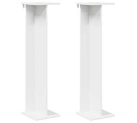 Support de Plante 2 pcs Blanc 25 x 25,5 x 100,5 cm
