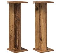 Support de Plante 2 pcs Bois ancien 25 x 25,5 x 80,5 cm