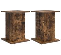 Support de Plante 2 pcs Chêne fumé 30,5 x 30 x 43 cm