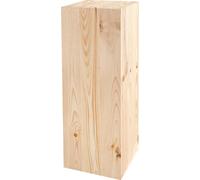 Support de plantes en bois 80x30x30 cm - DIY support de fleurs à peindre dans la couleur de votre choix, décoration vintage en bois, tabouret pour fleurs, colonne aspect bloc de bois, colonne décorati