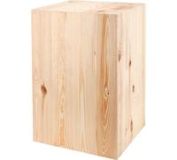 Support de plantes en bois 80x40x40 cm - DIY support de fleurs à peindre dans la couleur de votre choix, décoration vintage en bois, tabouret pour fleurs, colonne aspect bloc de bois, colonne décorati