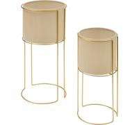 Support de plantes en métal ZIGY, lot de 2