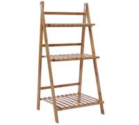 Support de plantes - SONEW - Étagère en bambou 3 étages - Pliable - Sécurisé - Design moderne