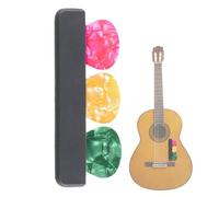 Support de Plectrum pour Instruments - Porte-Cueillette Élégant avec Boîtier Adhésif Stable, Conteneur Permettant Stockage Sécurisé des Picks, Forme Polyvalente Convenant à Guitare Électrique Ac