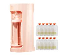 Support de poche alimentaire sans pression - Support de poche pour compote de pommes | Petit presse-purée créatif portable, trousse de sachets alimentaires, rechargeable, récipient de rangement pour