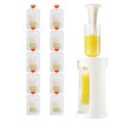 Support De Pochette Pour Compote De Pommes - Support De Pochette Sans Compression, Station De Remplissage De Pochette Créative | Kit Rechargeable De Pochettes Alimentaires Réutilisables, Conteneurs