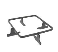 Support de Poêle Carré en Fonte Noir Anti Dérapant la Cuisine | Stabilité Renforcée, Résistance à L’huile, Installation Simple, Accessoire pour Brûleur à Gaz et Casseroles