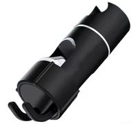 Support de pommeau de douche en ABS avec installation sans perçage, crochet coulissant rotatif à 360° pour tuyaux de 18 à 25 mm, rail de guidage réglable en hauteur en plusieurs couleurs (3)