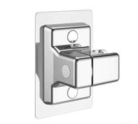 Support de pommeau de douche réglable sans perçage - Rotation à 360° - Forte adhérence - Réglage de la hauteur multi-positions - Convient pour accessoires de salle de bain - ABS - Argenté, noir, gris