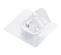 Support de pommeau de douche Support de pomme douche auto-adhésif réglable à main, support sans perçage, mural salle bain poinçon(Clear)