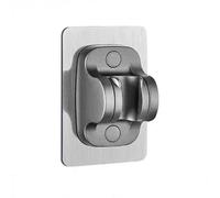 Support de pommeau de douche Support de pomme douche sans perceuse, support mural à ventouse, accessoires salle bain réglables(Grey-2pcs)