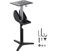 Support de ponçage réglable en hauteur Support de ponçage de table - 5 niveaux, 315x254mm - Support d'outils pour ponceuse