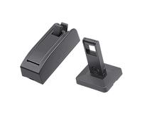 Support de porte mural compact avec fonction de fermeture douce qui s'adapte jusqu'à 73 mm de distance entre la porte et le butoir de bureau