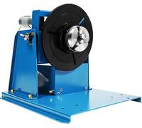 Support de positionnement rotatif pour soudure - Table de rotation de 0 à 90° - Capacité de 10 kg en position horizontale - Morsa à 3 mâchoires -au pied - 10 tours par minute - 220V AC, prise EU - Ble
