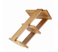Support de Pot de Bambou, Design à 3 Niveaux | Bambou robuste et écologique, peut contenir jusqu\'à 3 pots, parfait pour la chambre à coucher, le bureau