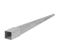 Support de poteau Douille de fond Prise de terre 50 x 50 x 600 mm Galvanisé à chaud Pour poteaux carrés en bois ADGO