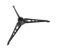 Support de Poteau pour Sapin de Noël, Base Plastique Noire stable | Structure Trépied Élargie, Installation sans Outil, Format Compact, pour Tables, Salles d'Événements, Rangement Facile