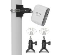 Support De Poteau Universel Compatible Avec L'eufycam 1/2/2c/2c Pro/3/3c/E/S3 Pro,Arlo Pro 4/Pro 3/Pro 2/Ultra/Ultra 2/Essential 2(Xl),Reolink Argus 2,(Noir,2pcs)