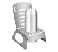 Support de poulet à la bière en acier inoxydable 304 Circulation | Support pour barbecue au poulet à la bière pour jardin, terrasse, parc, camping, pic