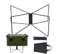 Support de radiateur portable, cadre de support de radiateur pliable | Cadre pliable pour camping, randonnée, barbecue, cuisine, pique-nique, voyage en plein air