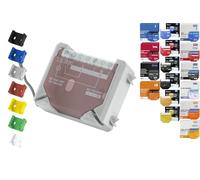 Support de rail DIN « Wall » pour 18 shellys : 1 Gen3, 1PM Gen3, 2PM Gen3, i4 Gen3, Plus 1, Plus 1PM, Plus 2PM, Plus i4, Plus 0-10 V, Wave 1PM, Wave 2PM, Wave Shutter, Wave i4 (gris-prime)