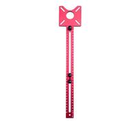 Support de rainurage pour défonceuse 3 en 1, guide de machine de découpe en alliage d’aluminium avec base amovible, outil de positionnement et de fraisage de trous circulaires pour