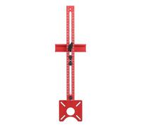 Support de rainure pour défonceuse, guide réglable en alliage d’aluminium pour la découpe circulaire avec défonceuse, gabarit multifonctionnel pour l’assemblage de meubles, conçu