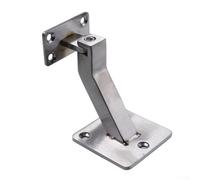 Support de rampe d'escalier en acier inoxydable pour intérieur et extérieur avec finition moderne et support de base stable pour couloir, rampe, salle de sport, école, bureau projet de décoration