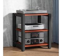 Support de rangement audio, support TV HiFi, table d'appoint en bois pour salon, chambre, salle de jeux, étagère élégante pour décoration d'intérieur