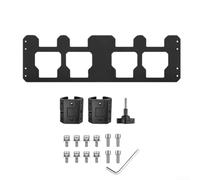 Support de rangement avant en aluminium pour boîtes à outils compactes, support de perçage pour organiseurs de caisse, support en métal anodisé avec vis de réglage, accessoire noir