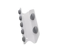 Support de rangement complet pour sèche-cheveux - Structure en acier au carbone avec rembourrage en silicone souple - Support mural