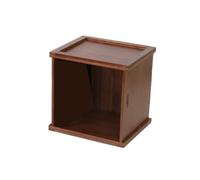 Support de rangement for disques vinyles, Style chinois en bois Porte-CD | Boîte d'albums CD