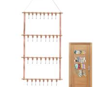 Support De Rangement Pour Bandeau - Cintre À Boucle Verticale, Bande D'accessoires Montée, Cadre Mural Flexible, Panneau De Disposition En Textile Doux | Avec Un Design Peu Encombrant Pour Les Chambre