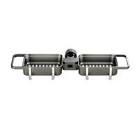 Support De Rangement Robinet Porte-éponge rotatif pour bac d'évier