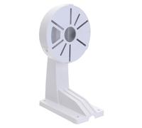 Support de remplacement ABS pour caméra avec vis d'installation pour caméra | Finition blanche, câblage passe à travers le support, utilisation intérieure et extérieure, ajustement stable pour les