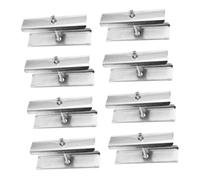 Support de Réparation Ovale pour 8 Pièces 25mm Mât de Parasol | Kit de Renfort Multi-pièces, Boulons Assortis et Joints en Caoutchouc, pour Terrasse et Parasol Déporté