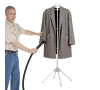 Support De Repassage pour Défroisseur, Porte Vetement pour Repassage, Cintre pour Défroisseur, Télescopique Pliable, Accessoires pour Défroisseur À Ur pour Hôtels Usines De Vêtements Maisons