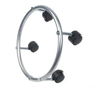 Support de réservoir de propane, chariot à 4 roues avec freins, base en acier inoxydable pour un déplacement intensif, capacité de 45,4 kg, utilisation en extérieur dans le jardin