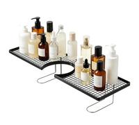 Support De Robinet En Fer Forgé Sans Perçage, Égouttoir À Bonde Creuse | Support De Robinet En Forme De U, Porte-savon Et Égouttoir De Tasse De Bain De Bouche, Conception Surélevée Sur Comptoir
