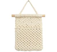 Support de robuste en coton décoratif épais bohème | Pot de fleurs mural en macramé pour chambre à coucher, salle de bain, cuisine, balcon, terrasse, bureau, porche